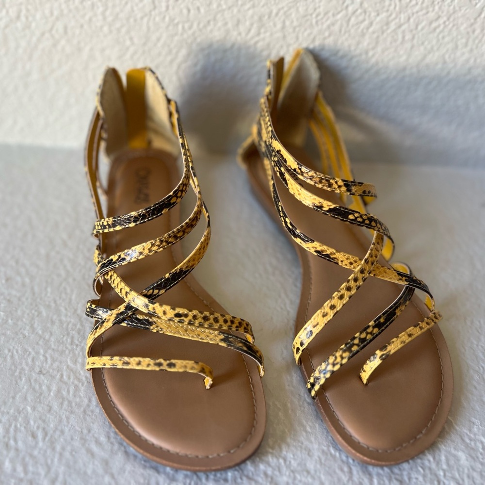 CARLOS by Carlos Santana Sandals (Amara, Sunflower). Size 9